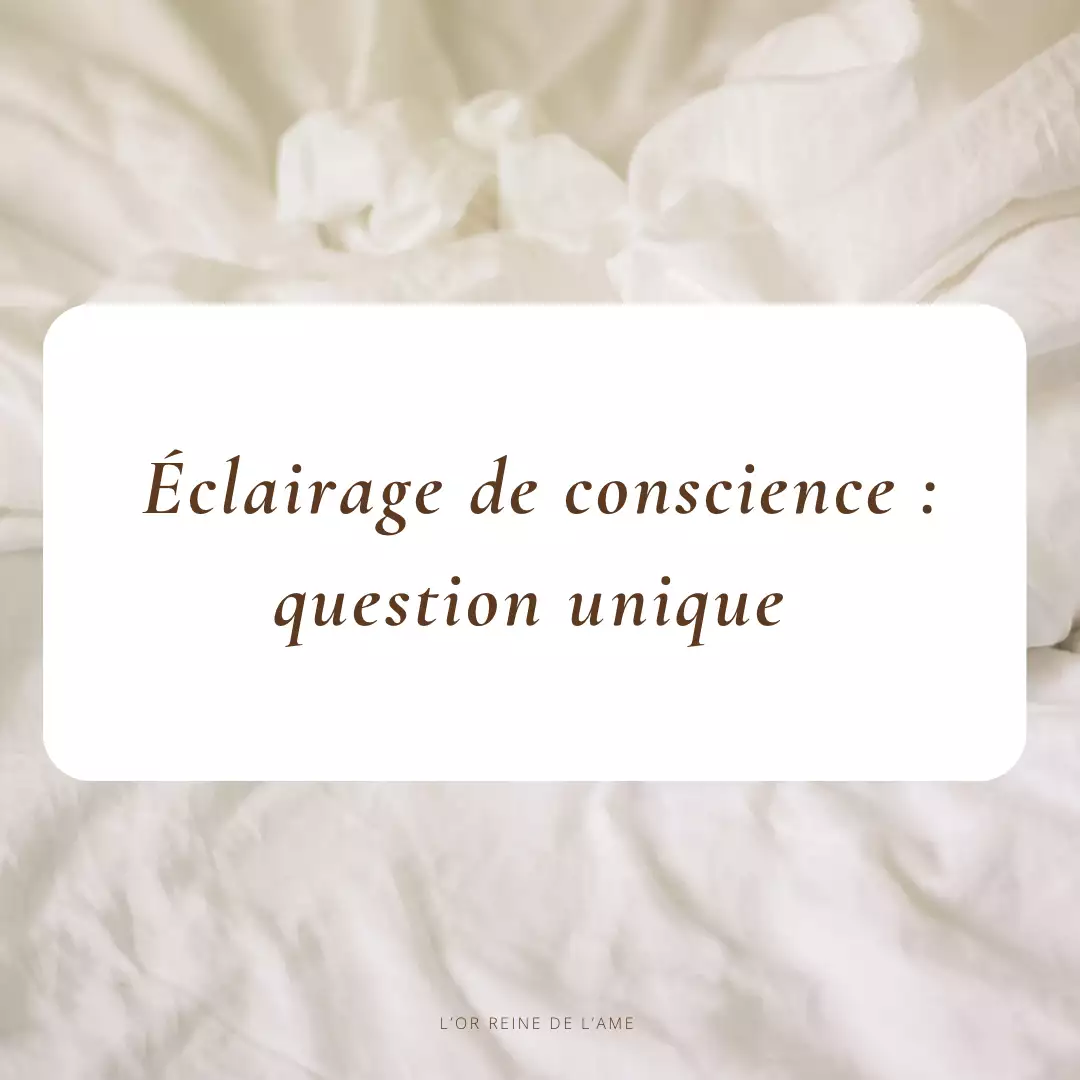 Question unique